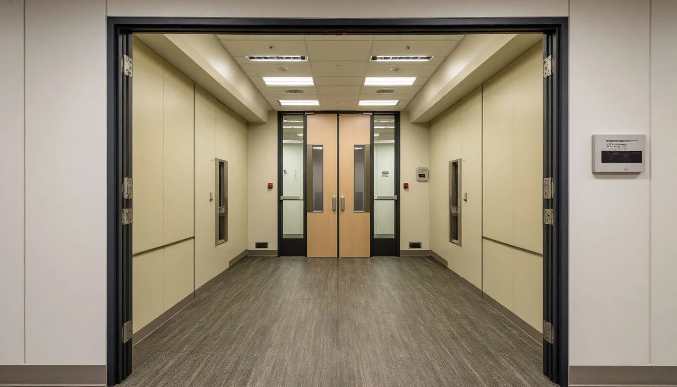 Глухие и остеклененные двери